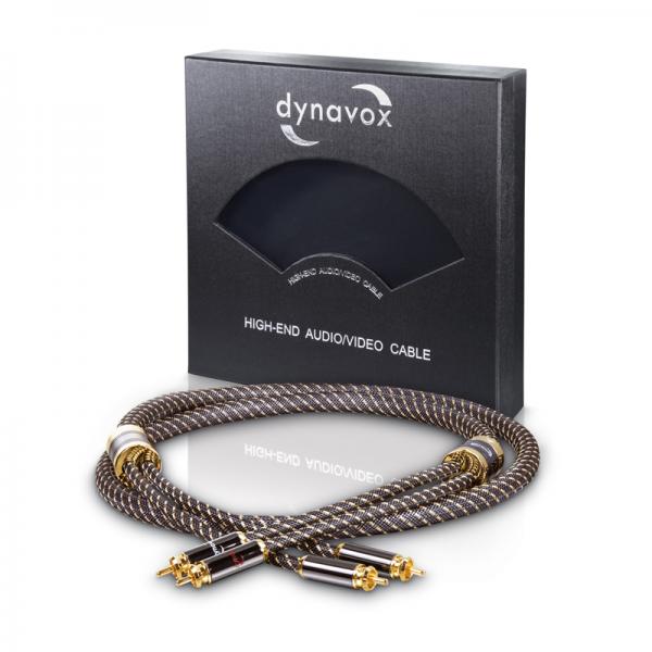 Dynavox - Black Line Cinchkabel Stereo 2x 1,0 m